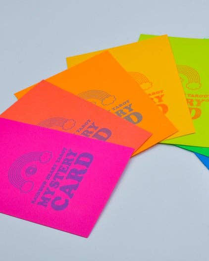 Rainbow Heart Tarot Mystery Card