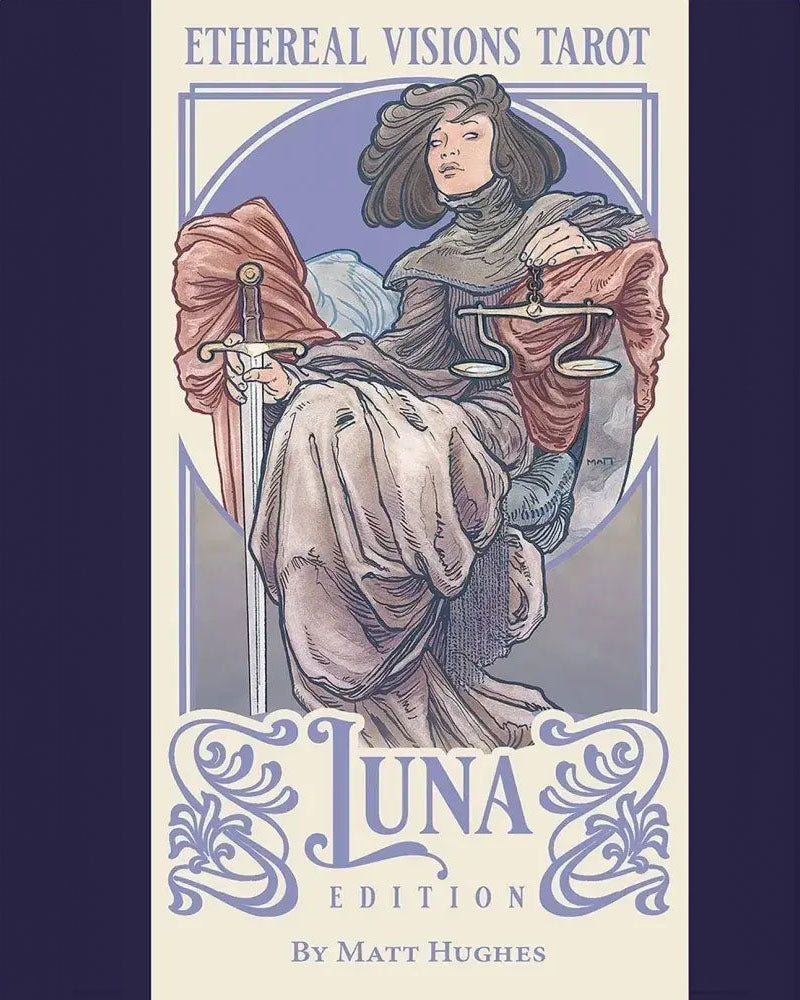 Ethereal Visions Luna 80 Card Tarot Deck & 140pg Full Color Guidebook
