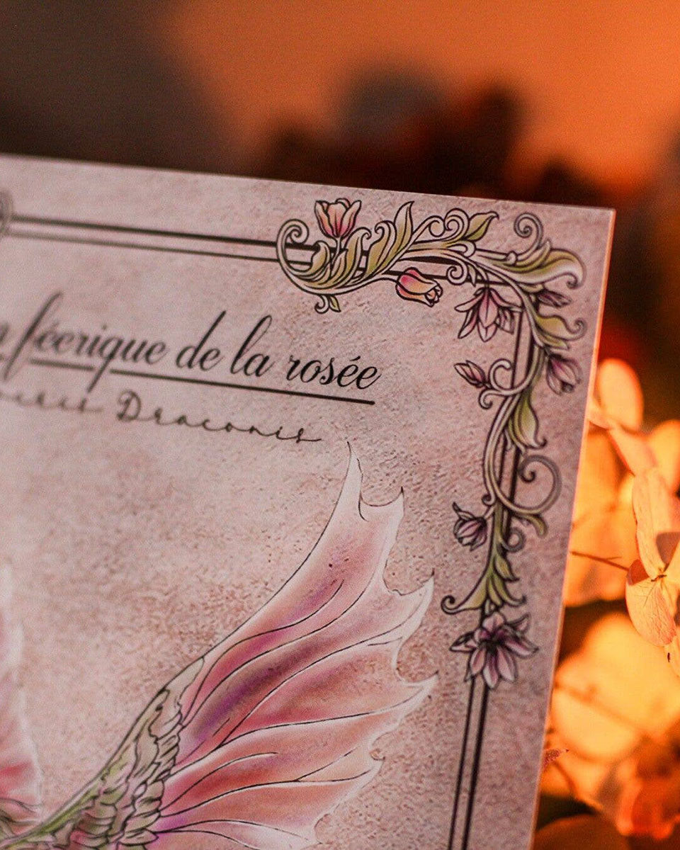 Dew Fairy Dragon French A5 Art Print