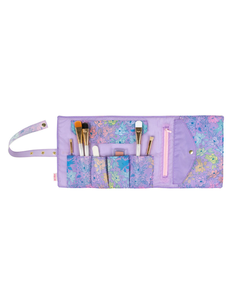TOOTsie Roll: Full Bloom Flower Pattern Brush & Pencil Storage Roll