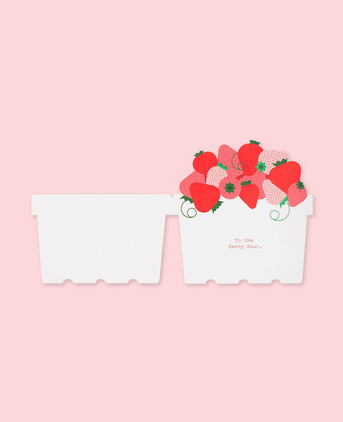 Loco Note - Strawberry Best Love & Friendship Greeting Card