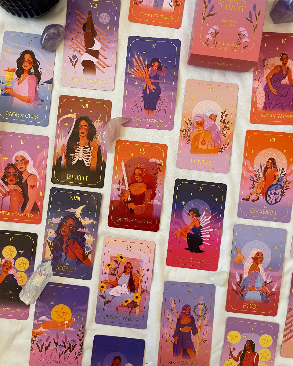 The Lovely Ladies 78 Tarot Card Deck & Guidebook