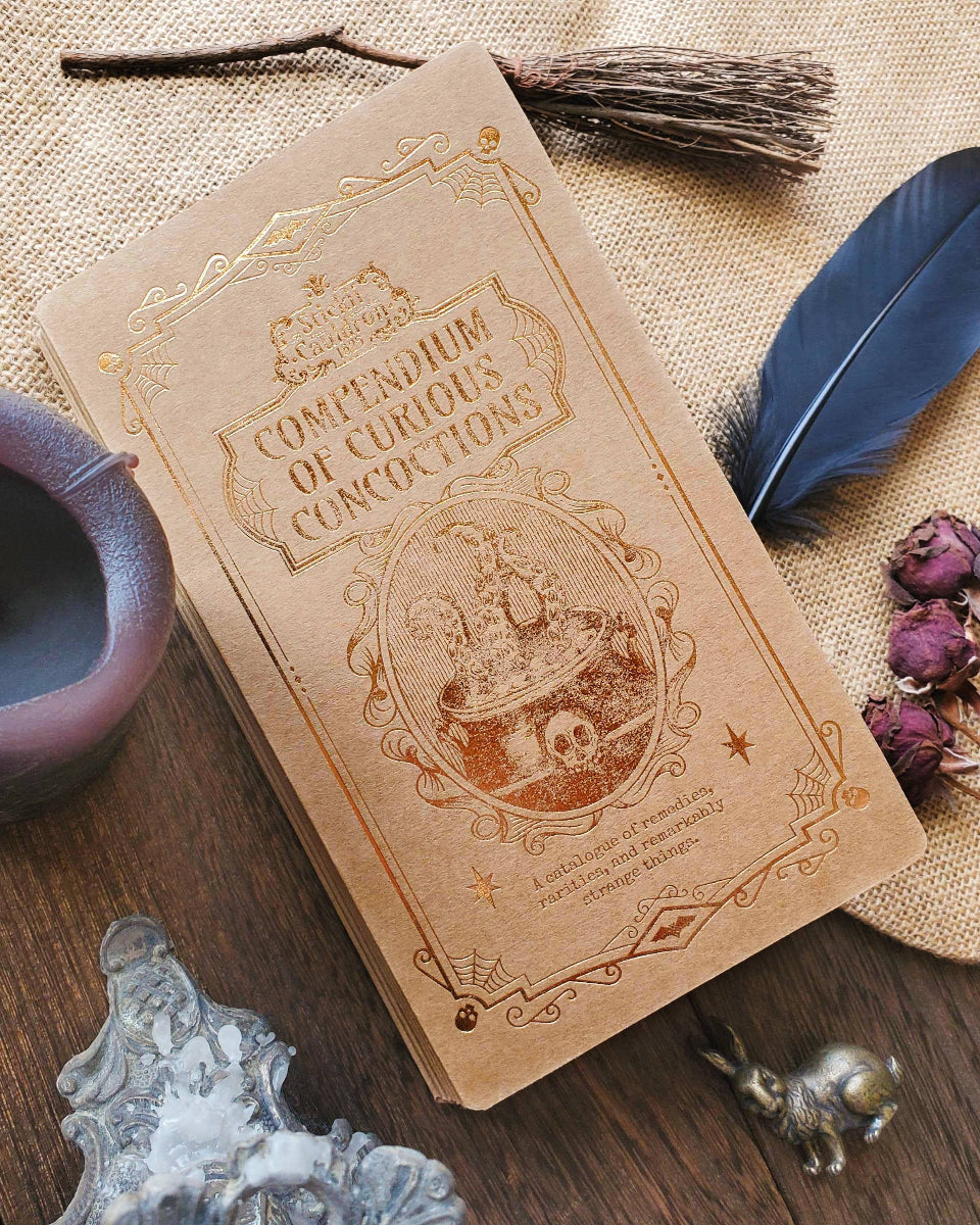 2025 Halloween Stickii Advent Calendar: Compendium of Curious Concoctions - Vintage Stickers