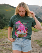 Camiseta gráfica 📚 Salvaje y Lectora | Color Espuma de Mar de Brittany Keller Art