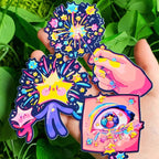 Milky Tomato - Fireworks Star Babies Stickers