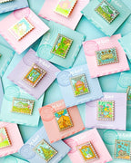 Pin de esmalte duro con sello de Orgullo y Prejuicio de Pemberley - 3,4 cm