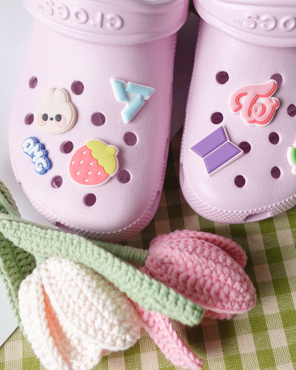 Cute Strawberry Shoe Charm