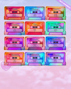 LooLooKazoo - Zodiac Sign Mixtape Holographic Vinyl Die Cut Sticker