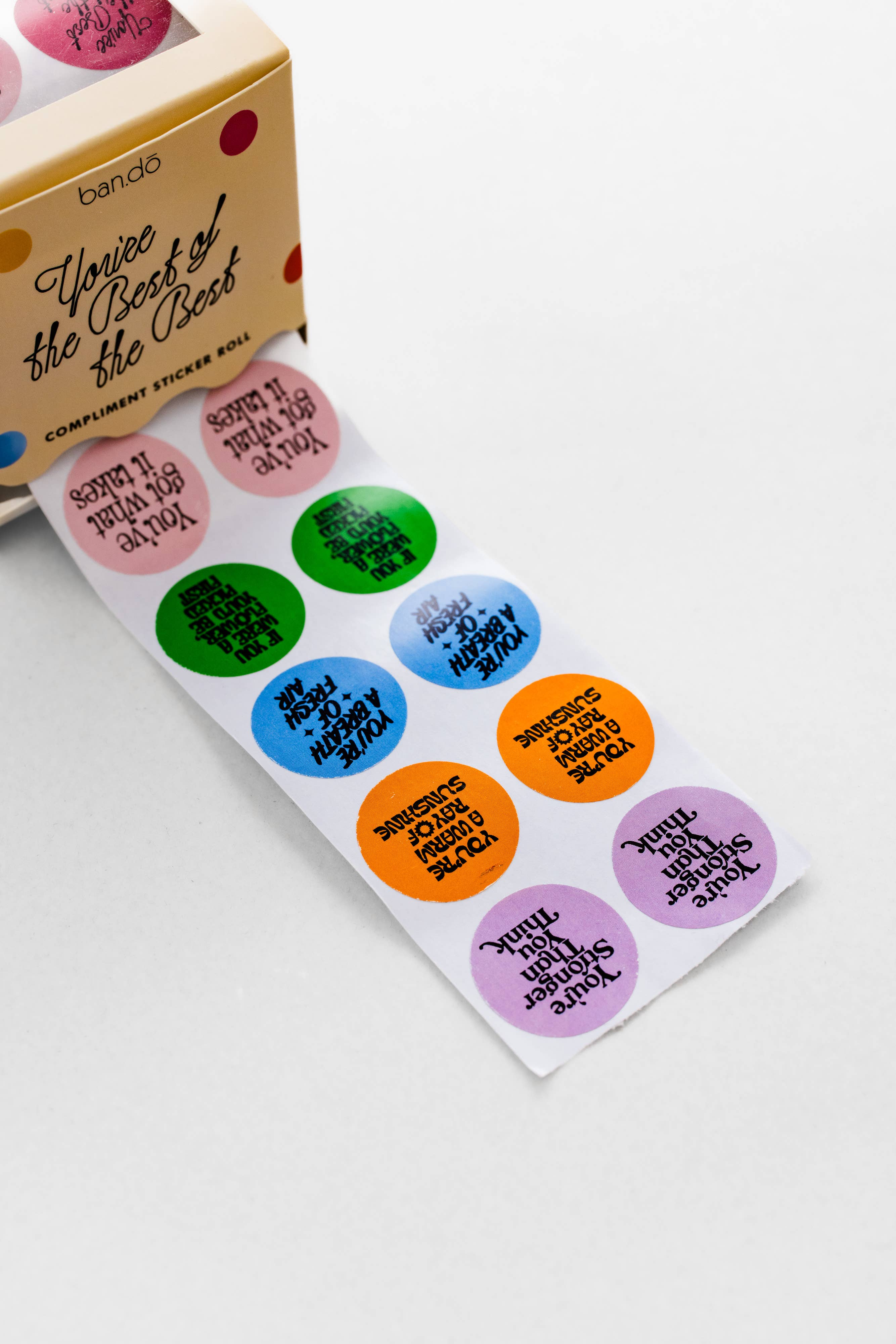 Ban.do - Sticker Roll, Compliments