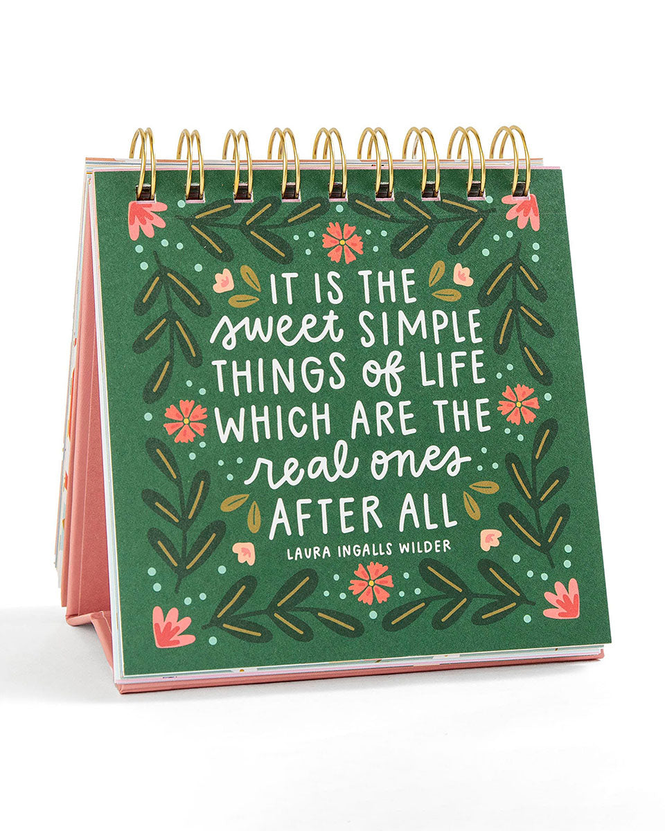52 Weeks of Happy Quotes Flip Desk Calendar