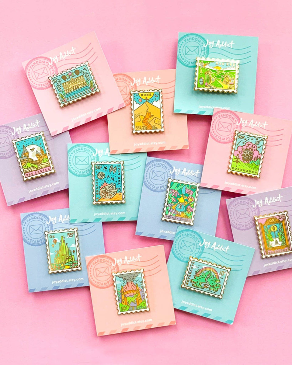 Oz Hard Enamel Stamp Pin