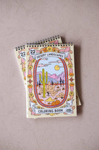 Antiquaria - Antiquaria Desert Landscapes Premium Coloring Book