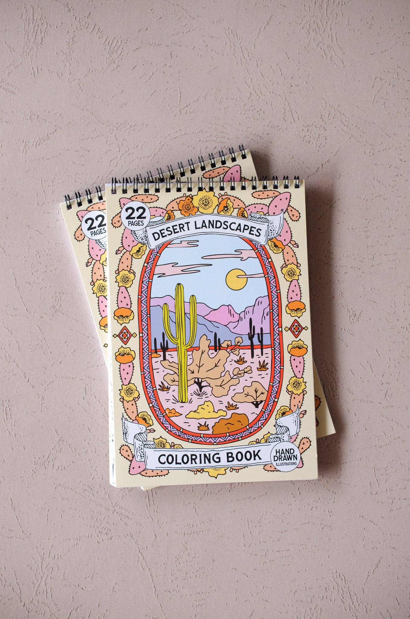 Antiquaria - Antiquaria Desert Landscapes Premium Coloring Book