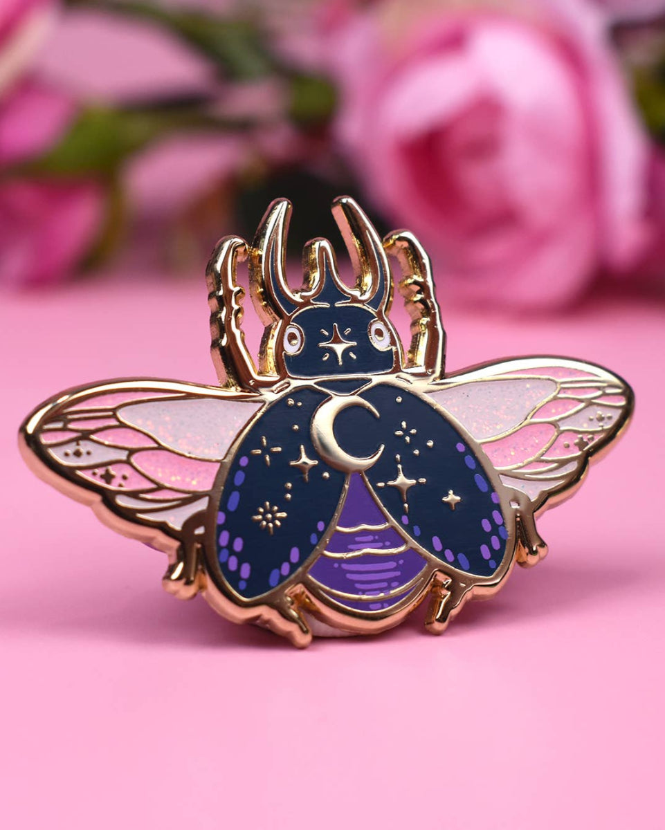 Astral Beetle Hard Enamel Pin