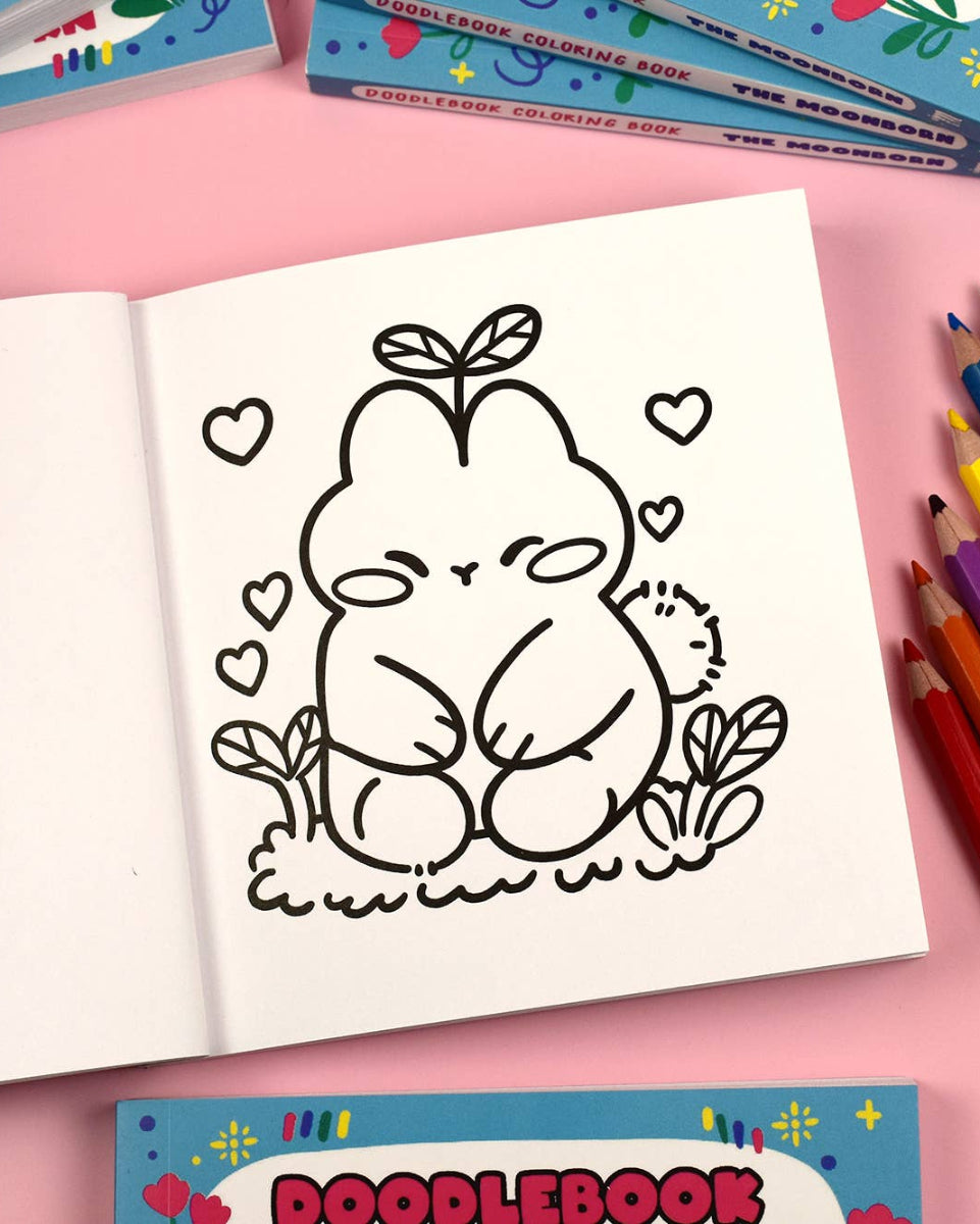 The Doodlebook Kawaii Coloring Book