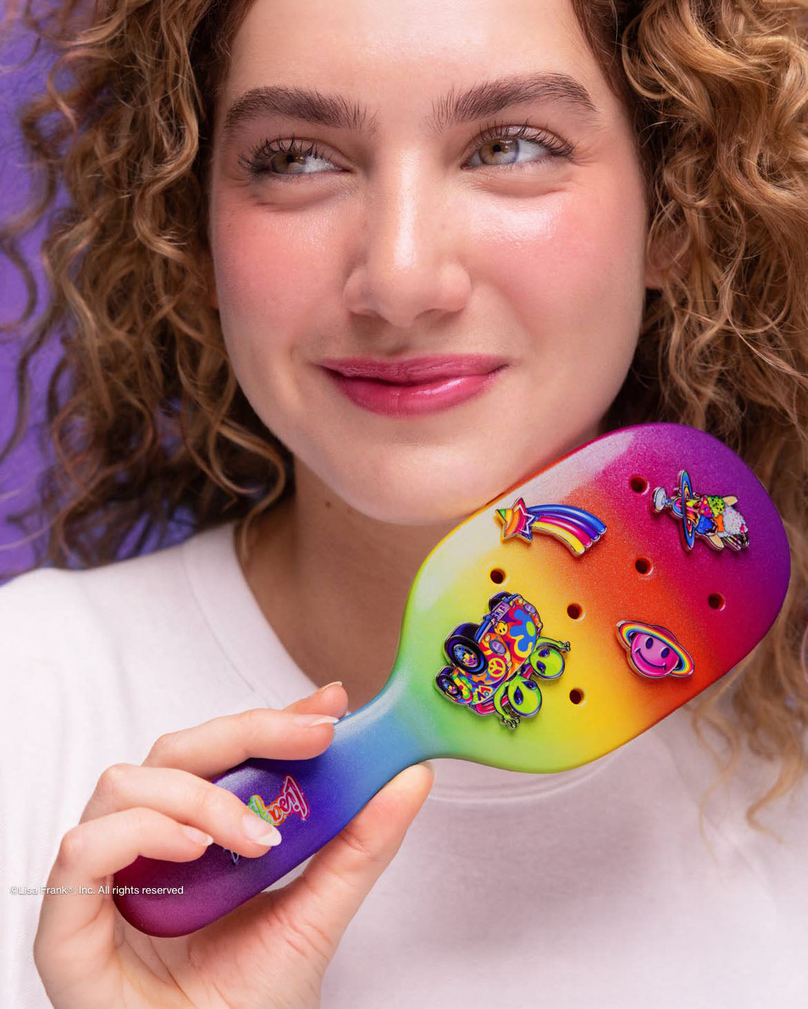 KITSCH - Lisa Frank® x KitschPop™ Paddle Brush 5pcSet-FantasticWorld™