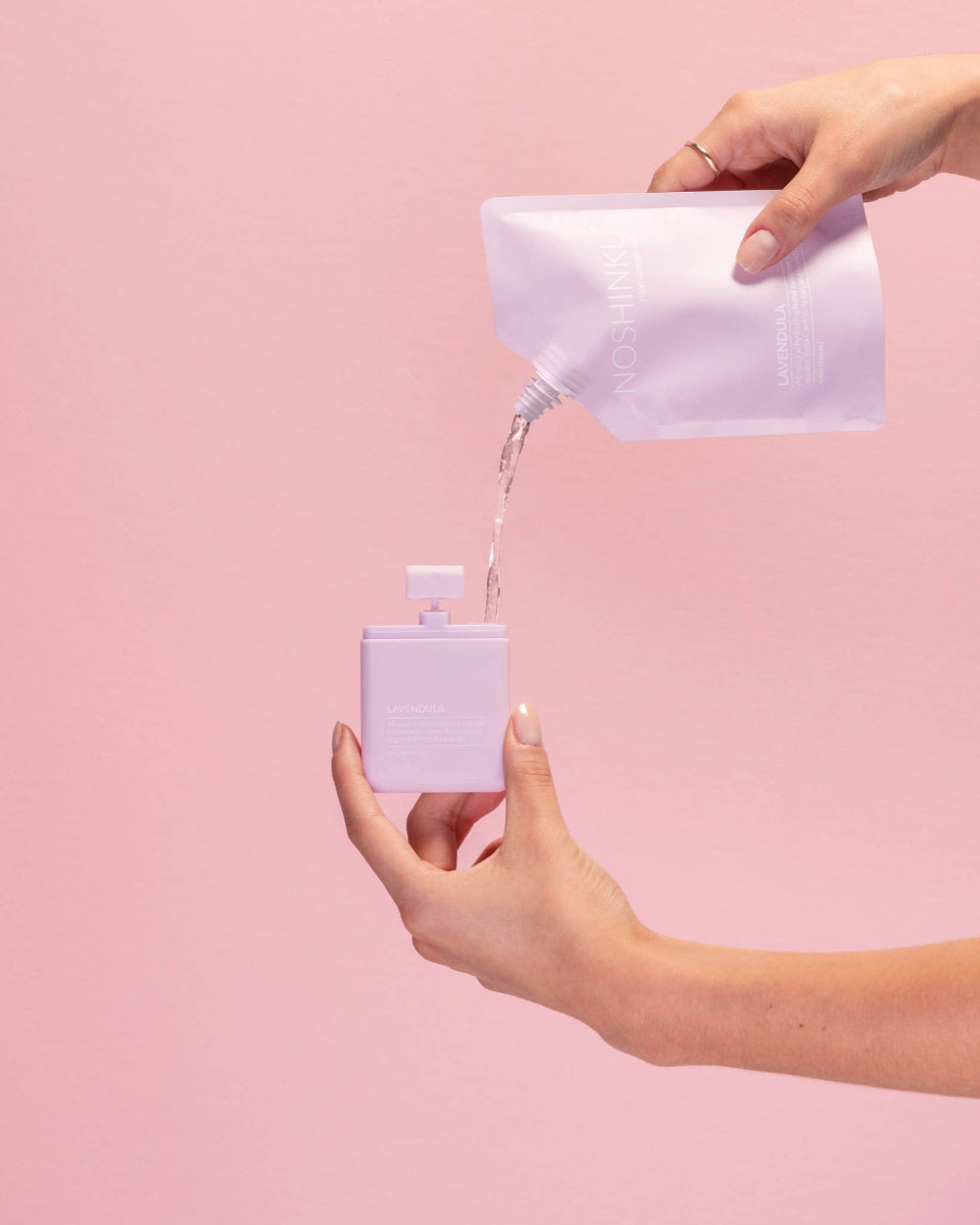 Lavender Nourishing Hand Sanitizer 100ml Mini Refill Pouch