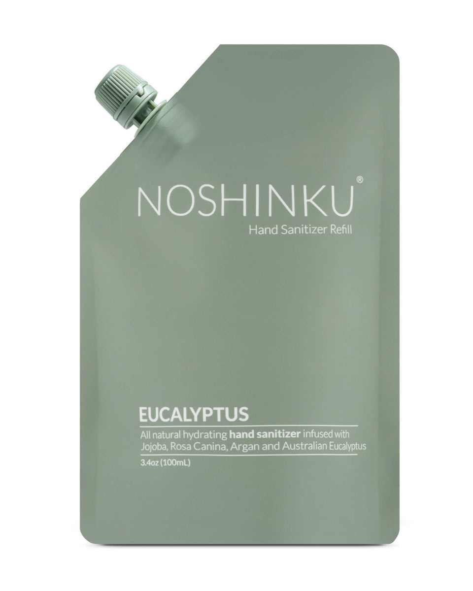Eucalyptus-Rosemary Nourishing Sanitizer 100ml Mini Refill Pouch