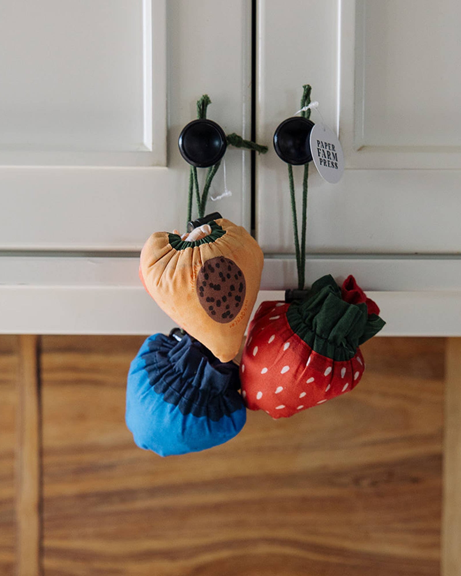 Strawberry Foldable Market Tote Bag