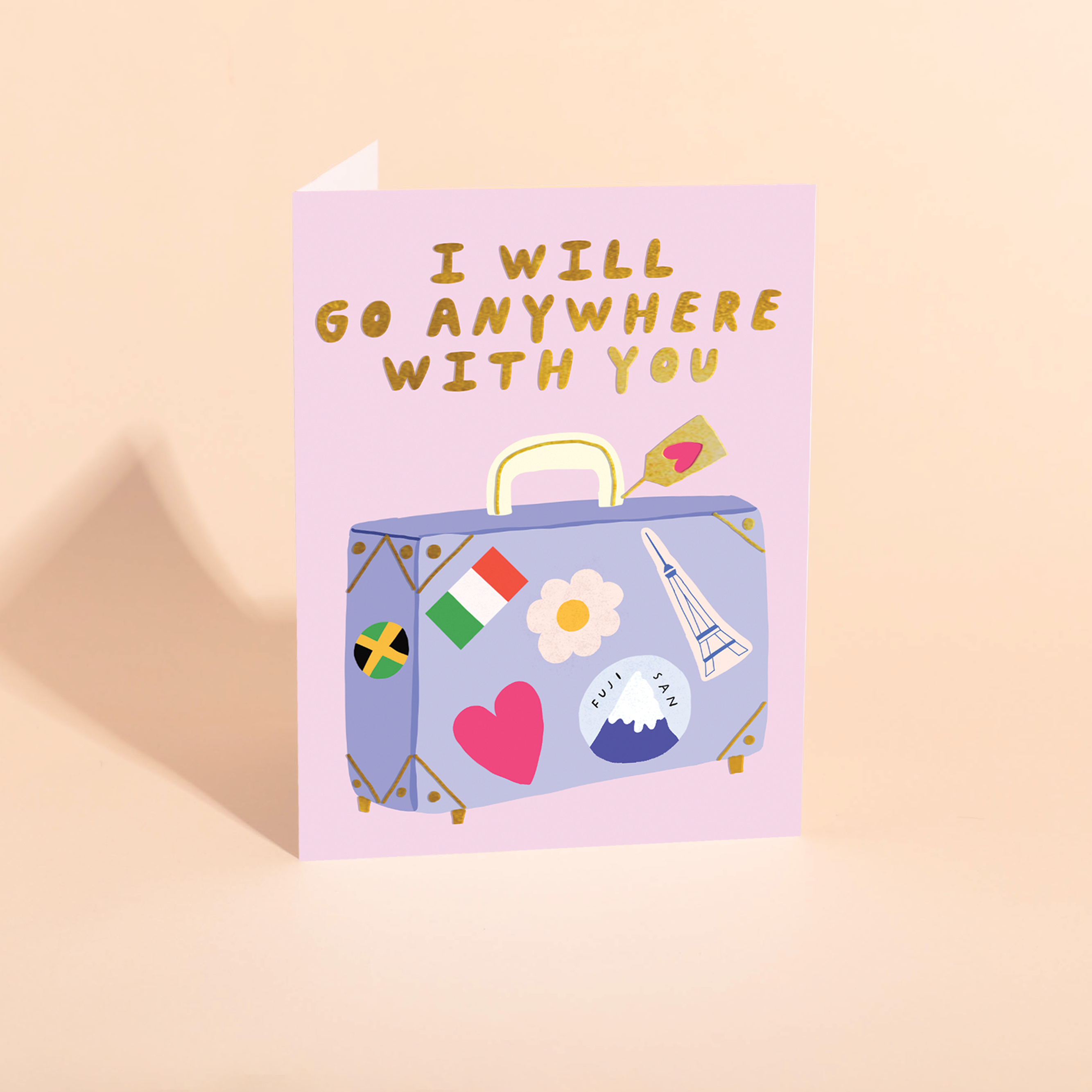 ANYWHERE WITH YOU - Love Card