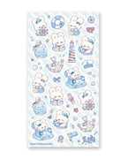 Kawaii Sailor Bunny Adventures ⚓🐰 YOUQU x STICKII Sticker Sheet - Pastel Nautical Decals
