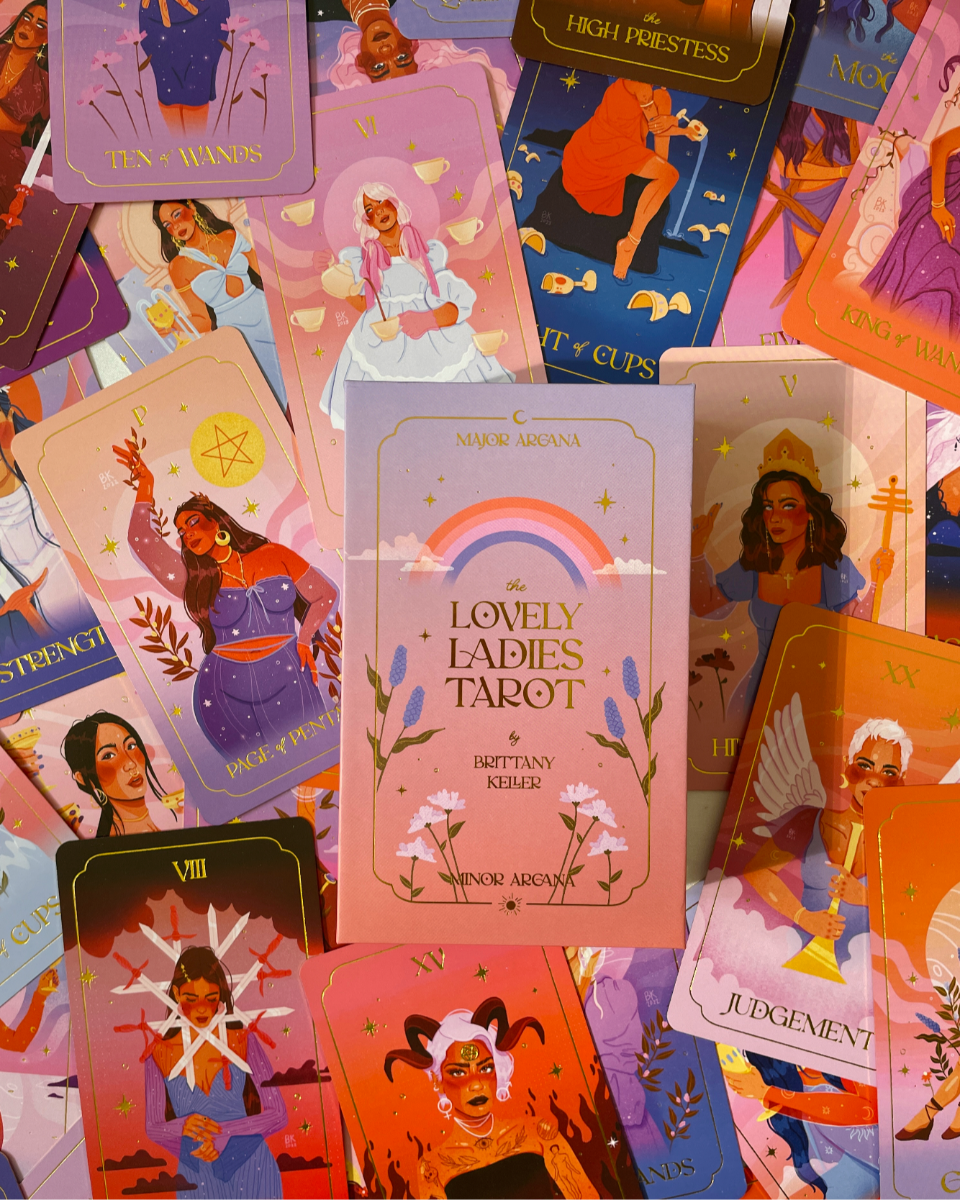 The Lovely Ladies 78 Tarot Card Deck & Guidebook