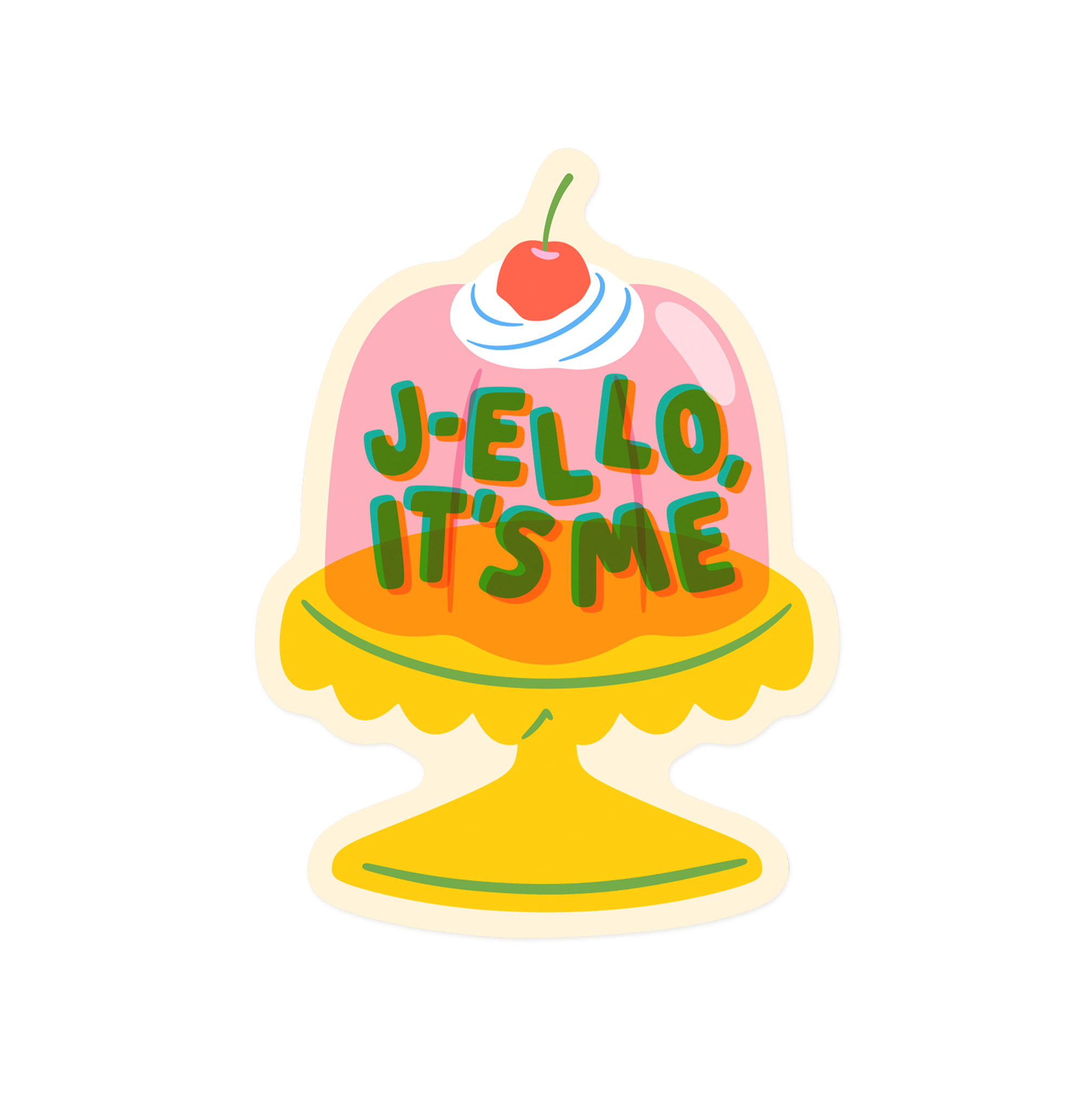 J-ello It's Me Gelatin Sticker