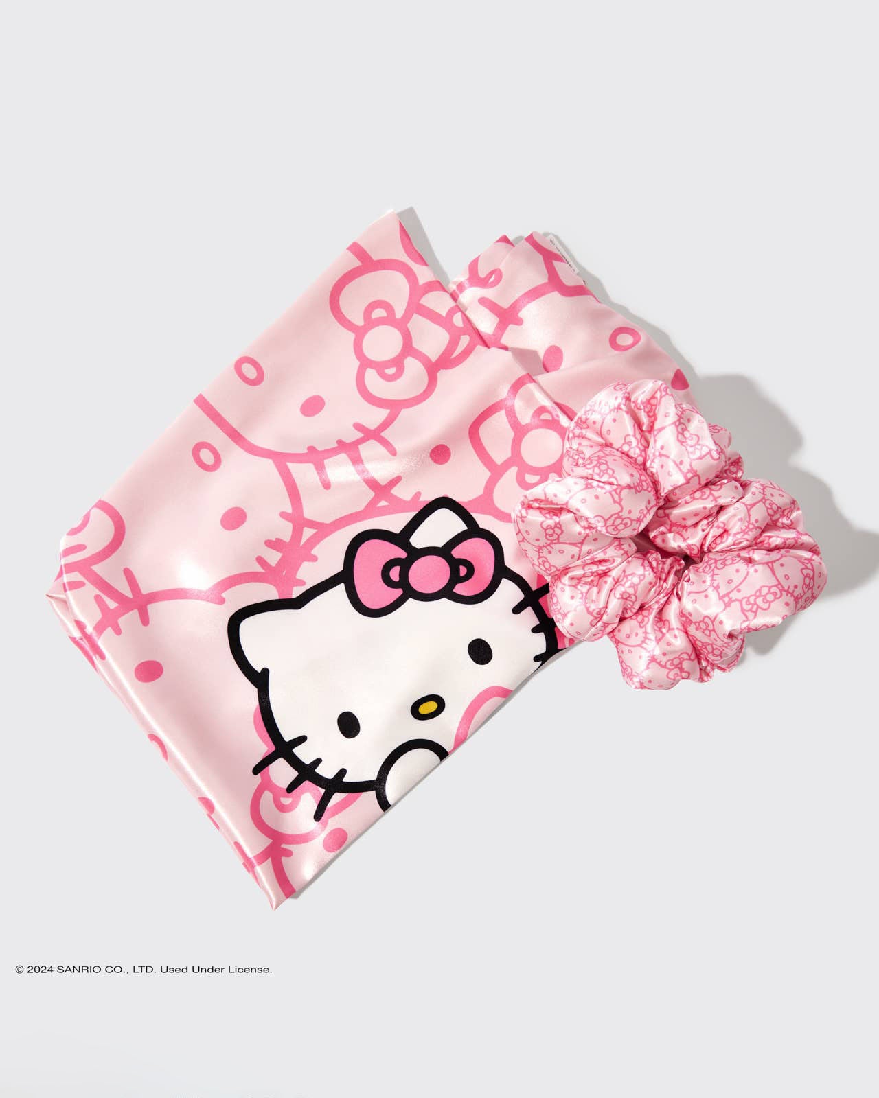 Hello Kitty x Kitsch Satin Pillowcase & Pillow Scrunchie Set
