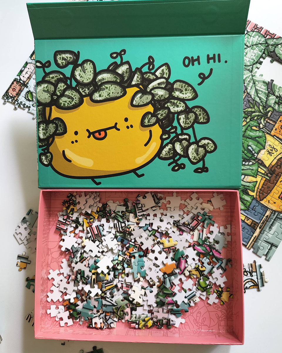 Plant Lovers Kawaii 1000 pc Puzzle "The Plant Shop"