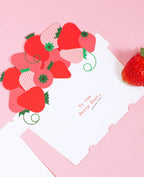 Loco Note - Strawberry Best Love & Friendship Greeting Card