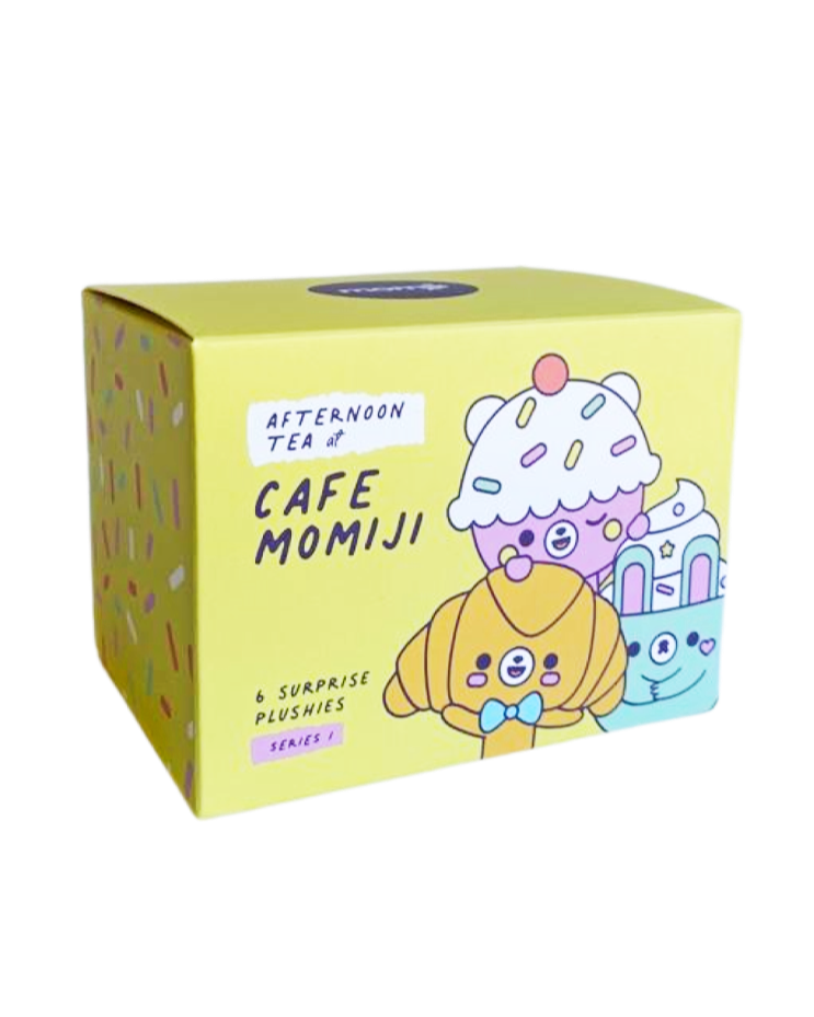 Caja sorpresa individual de peluche con té de la tarde de Cafe Momiji