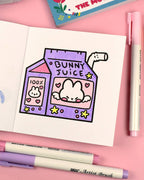 Mini Kawaii Coloring Book 🖍️ The Doodlebook | 5"x5" Travel Size by the Moonborn