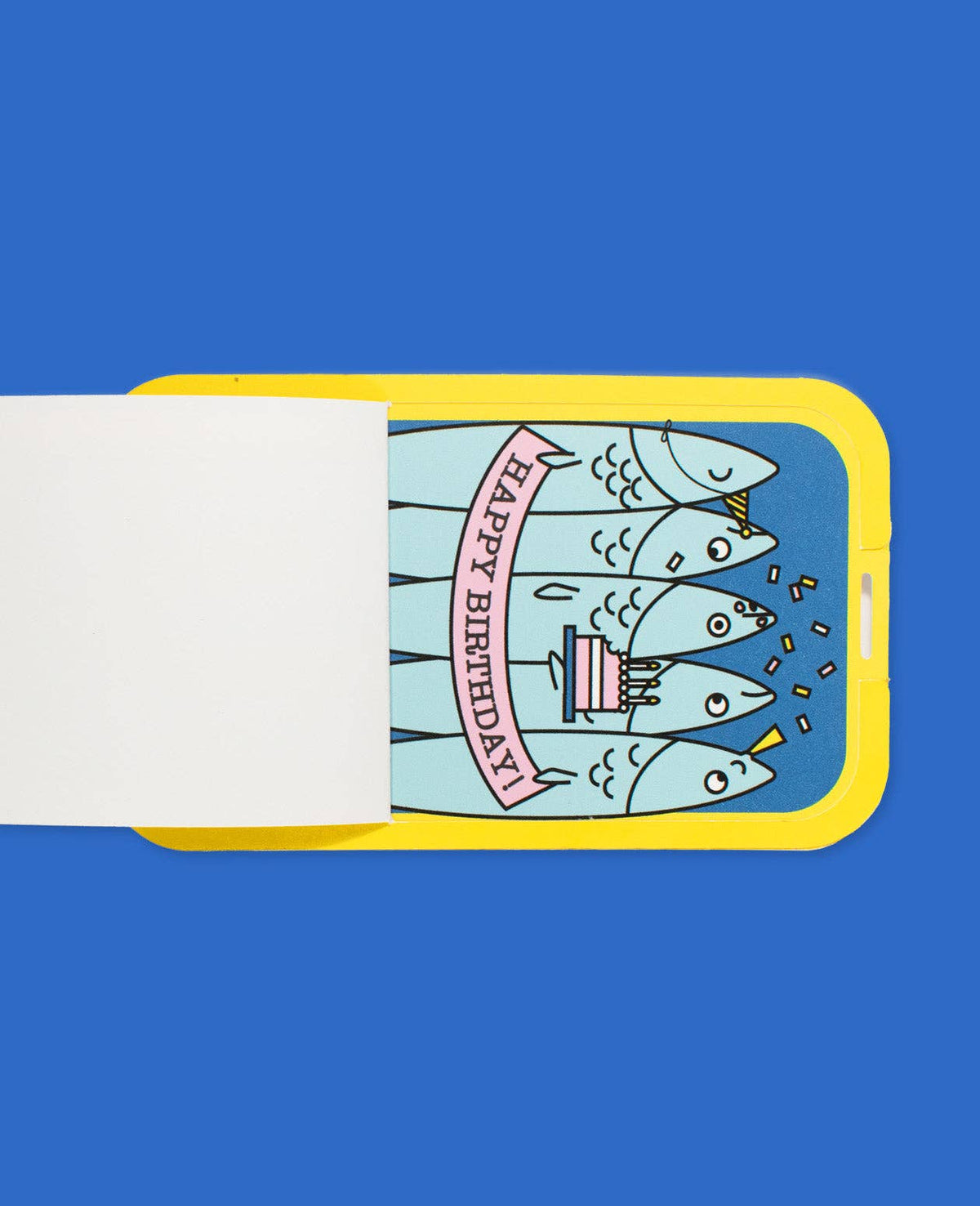 Loco Note - Sardine Can Birthday Card