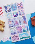 Arcasian "Pastel Dreams" Sticker Sheet 🐑☁️ STICKII - Kawaii Clouds & Sheep Journaling Stickers