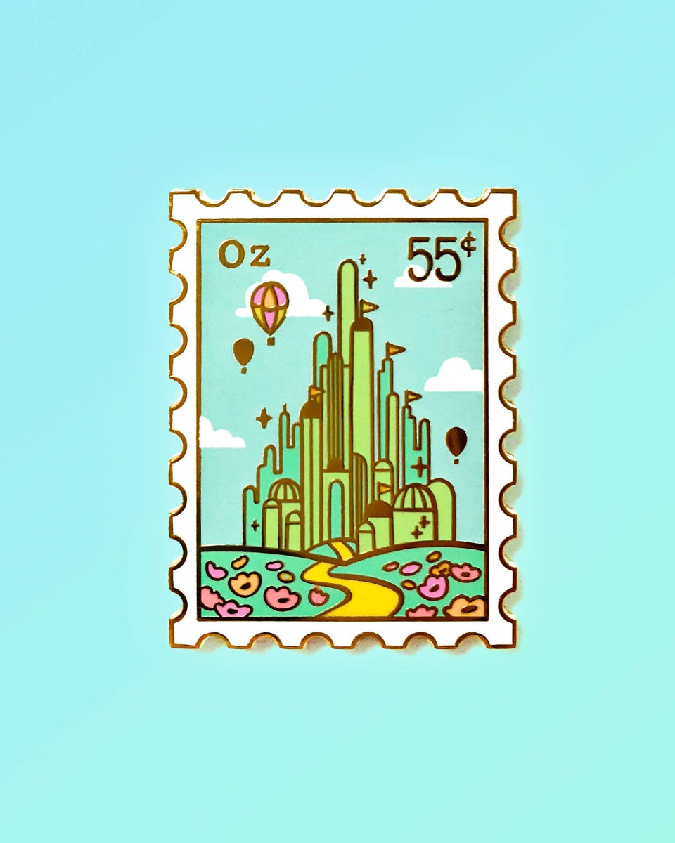 Oz Hard Enamel Stamp Pin