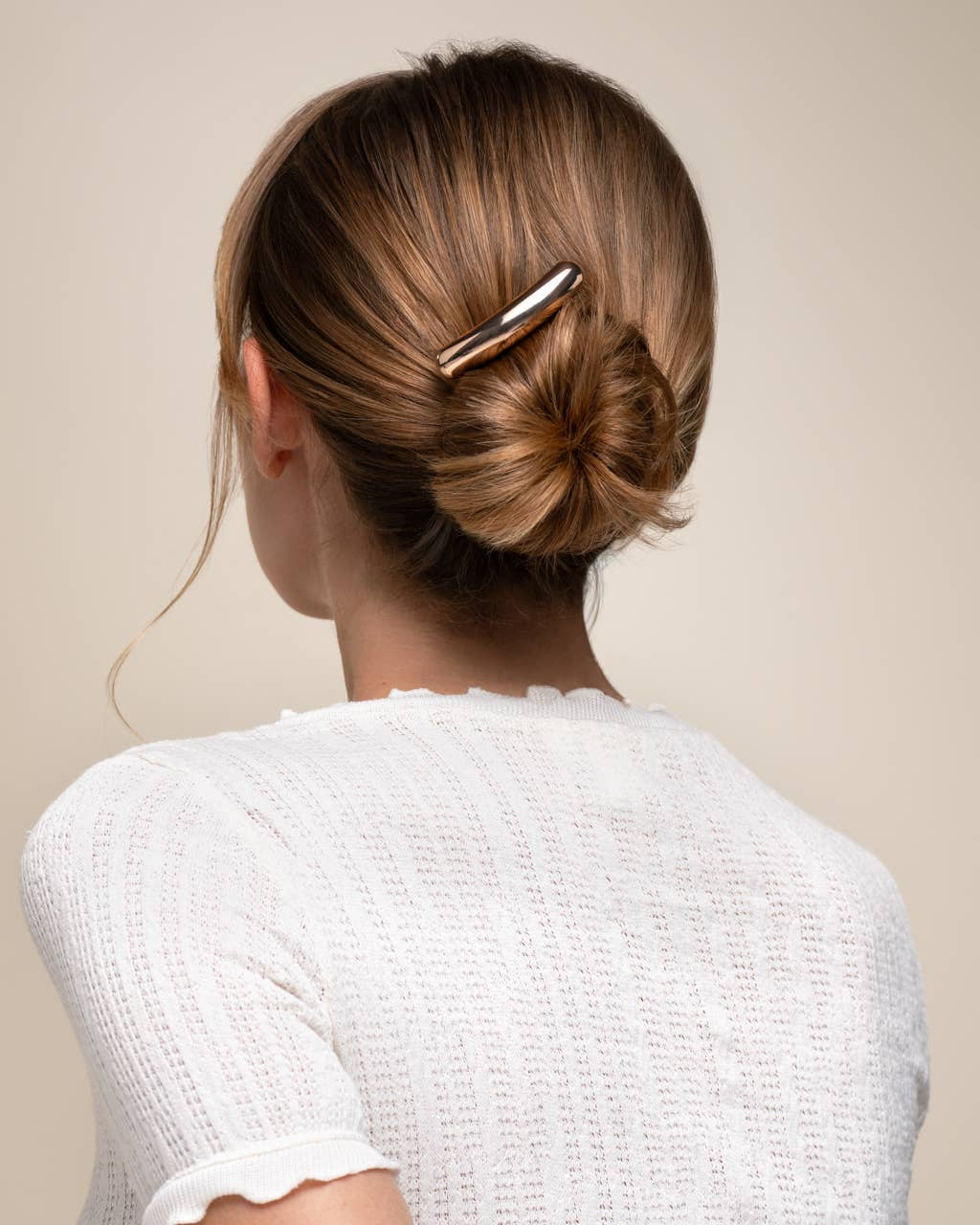 KITSCH - Mini Metal Barrette French Hair Pin - Gold