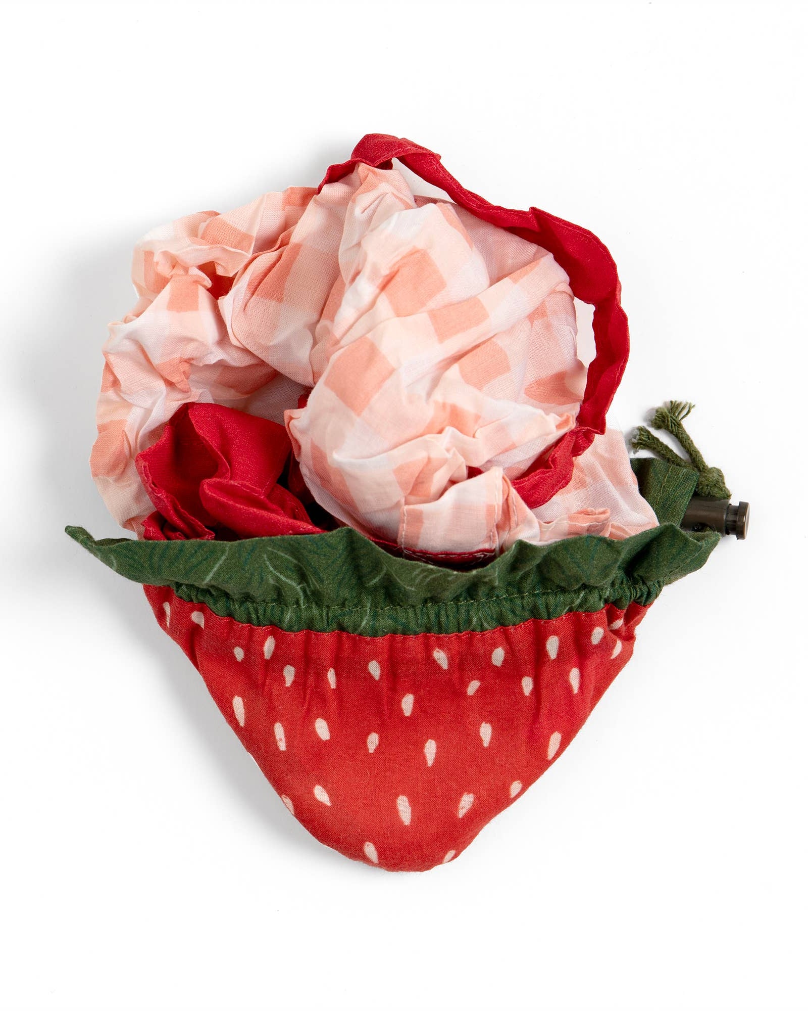 Strawberry Foldable Market Tote Bag