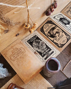 2025 Halloween Stickii Advent Calendar: Compendium of Curious Concoctions - Vintage Stickers