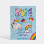 Lisa Frank x Kitsch Standard Satin Pillowcase 🦄 Markie™