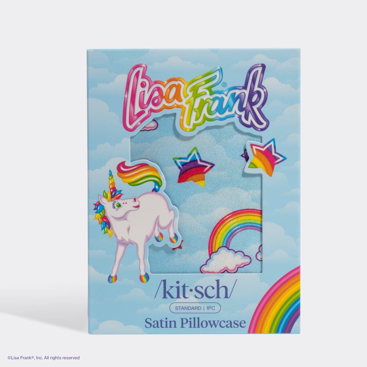 Lisa Frank x Kitsch Standard Satin Pillowcase 🦄 Markie™