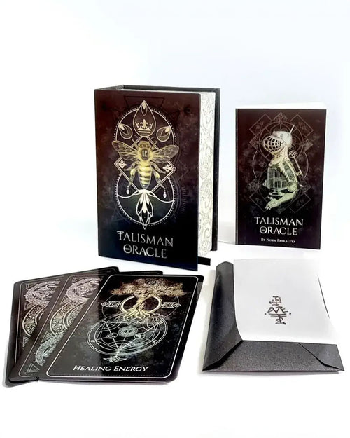 Oráculo del Talismán: 44 cartas con bordes brillantes y guía ilustrada de 112 páginas