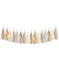 Handcrafted Champagne Tassel Garland 5ft DIY Kit