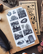 2025 Halloween Stickii Advent Calendar: Compendium of Curious Concoctions - Vintage Stickers