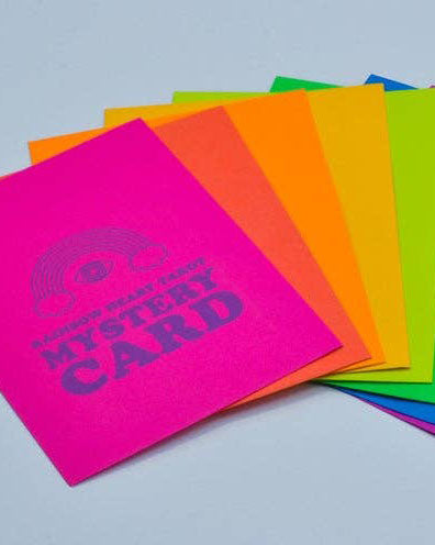Rainbow Heart Tarot Mystery Card