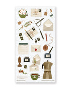 Hoja de pegatinas STICKII "Mail Joy" de Nettle and Twig - Calcomanías para correo y amigos por correspondencia