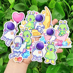 Milky Tomato - Ghost Date Astronaut and Alien Stickers!