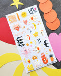 Zen Vibes 🧘🌿 STICKII Sticker Sheet - Minimalist Meditation & Yoga Journaling Decals