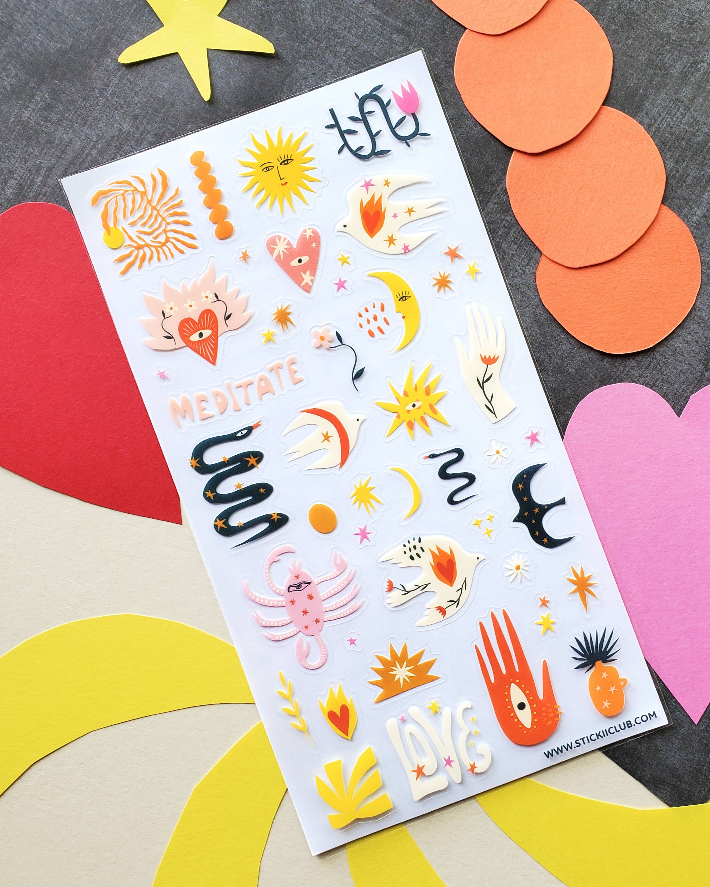 Zen Vibes Sticker Sheet