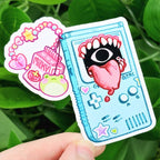 Milky Tomato - Creepy Game Console Stickers!