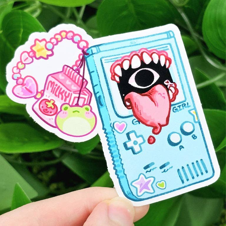 Milky Tomato - Creepy Game Console Stickers!